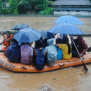 PHOTOS: Floods kill 10; cripple life in Guwahati