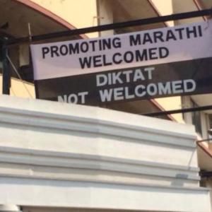 BJP's Shaina NC's dad's office vandalised over anti-Marathi poster