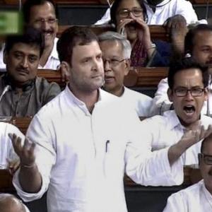 PM practising 'politics of revenge': Rahul in Parliament