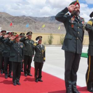 PHOTOS: Indian Army, PLA hold maiden meet in Ladakh
