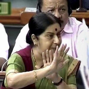 Rahul, ask mum why dad helped Quattrocchi: Sushma's fiery defence