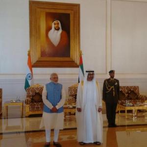PM Modi arrives in UAE; to discuss terror, trade with top leaders