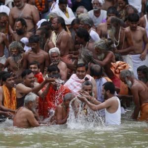 Nashik Kumbh: Thousands take holy dip during first 'shahi snan'