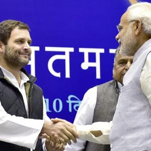 When Modi, Rahul shook hands!