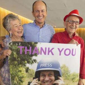 Time to celebrate: Family overjoyed at journalist's release