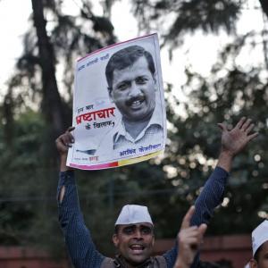 Exit polls put AAP in lead, BJP in second place