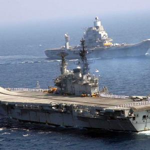 When India flexed its naval muscle