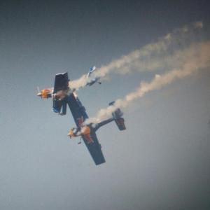 #AeroIndia: 'Flying Bulls' stunt goes awry mid-air