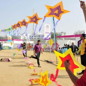 Kai po che! Colourful kites take to the skies in Jaipur