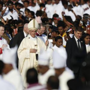 Pope canonises Indian-origin missionary as Lanka's first saint