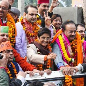 We've passed with first class, says Bedi after filing nomination