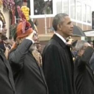 Row over Ansari not saluting when national anthem played out