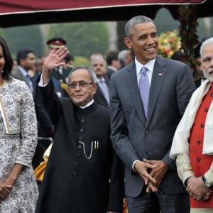 For Obama, it was another day of bromance with Modi
