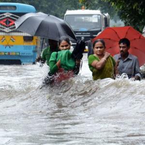 PHOTOS: It's water, water everywhere in Kolkata