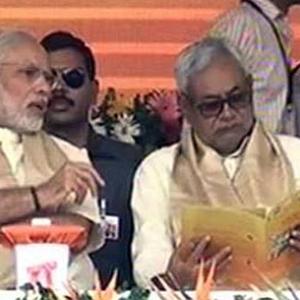 Modi promises Rs 50K crore package for Bihar; CM Nitish tweets ire