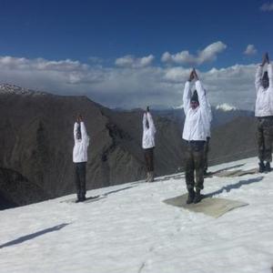 From Siachen to South China Sea: Some really inspiring yoga
