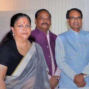 Raje leaves Delhi without meeting BJP top brass