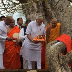 Prayers, stupas & more: Modi's date with Sri Lankan history