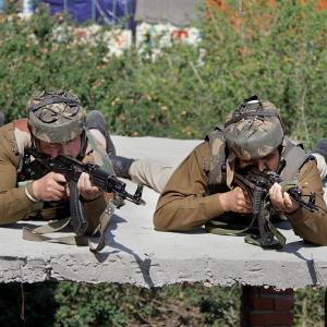 Terrorists target army camp in Jammu; encounter on