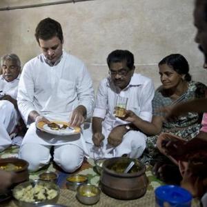 PHOTOS: When Rahul gorged on fish-curry rice, posed for selfies in Kerala