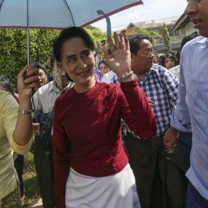 Myanmar votes in first polls in decades of military rule