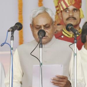 Nitish Kumar sworn in as Bihar chief minister