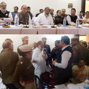 Haryana minister storms out of meeting after spat with woman cop