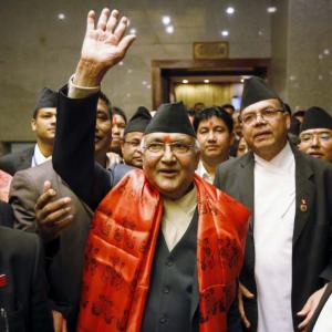 K P Sharma Oli elected Nepal's new prime minister