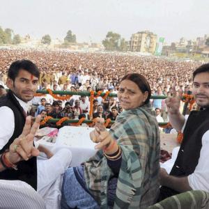 Lalu's sons make their electoral debut