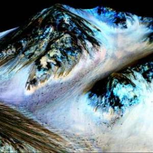 PHOTOS: There's flowing water on Mars