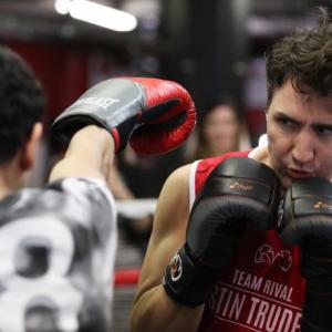 PHOTOS: Canadian PM goes for the knockout in New York