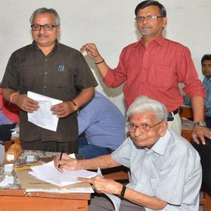 Age no bar: 97-year-old writes PG exam in Patna