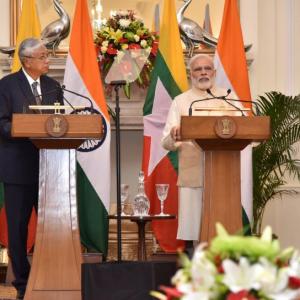 At every step 1.25 billion people of India will stand by Myanmar: PM