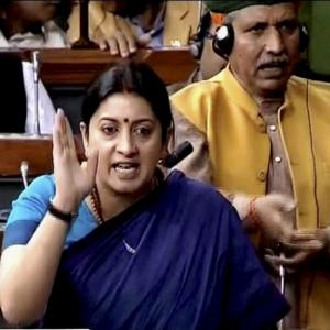 Irani takes on opposition, says she is being targetted