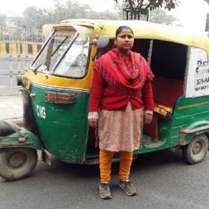 Good news for lady auto driver who battled bad luck