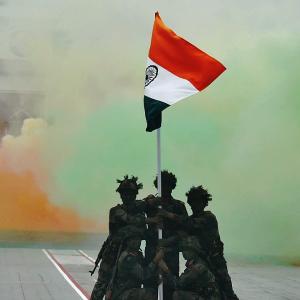On founding day, Army shows its colours