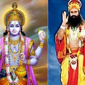 Now Gurmeet Ram Rahim in trouble for mimicking Lord Vishnu