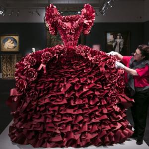 PHOTOS: Guess what this dress is made of!