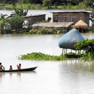 Flood situation grim in Assam, MP; 13 dead