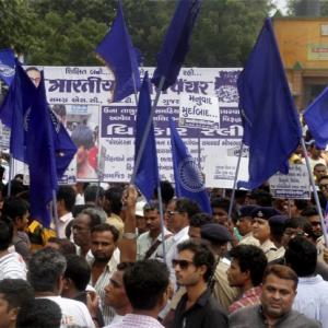 Gujarat Dalit protests: 1 cop killed in attack, buses targetted