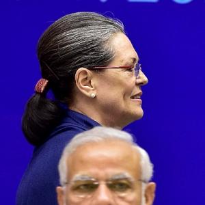 Sonia lashes out at PM, says he governs by deception