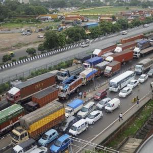 Rains, traffic snarls bring Gurugram to a grinding halt