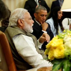 Wonder if Obamas will shift to India: Sena's potshot against Modi