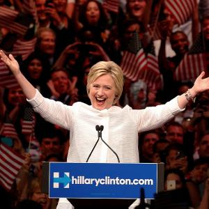 Clinton creates history, becomes first woman US prez nominee