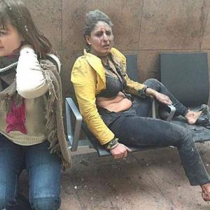 The photo that epitomises the horrors of Brussels terror attack