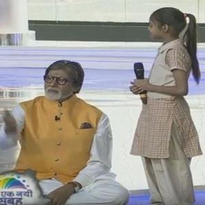 How did you become Big B, asked a girl. Here's what Amitabh said