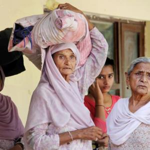 Guns fall silent, but border villagers refuse to return home