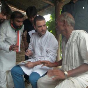 Rahul Gandhi begins UP campaign with khat sabhas
