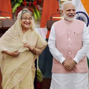 WATCH: Modi, Hasina asked to 'step down' and no one can stop laughing