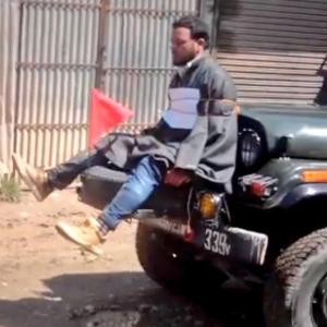 Is dragging a person for 28 km bravery, asks Kashmiri who was tied to a jeep